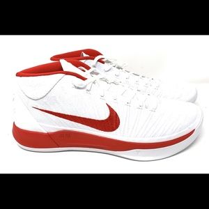 Nike Kobe White University Red 942521-102 Sz 15.5